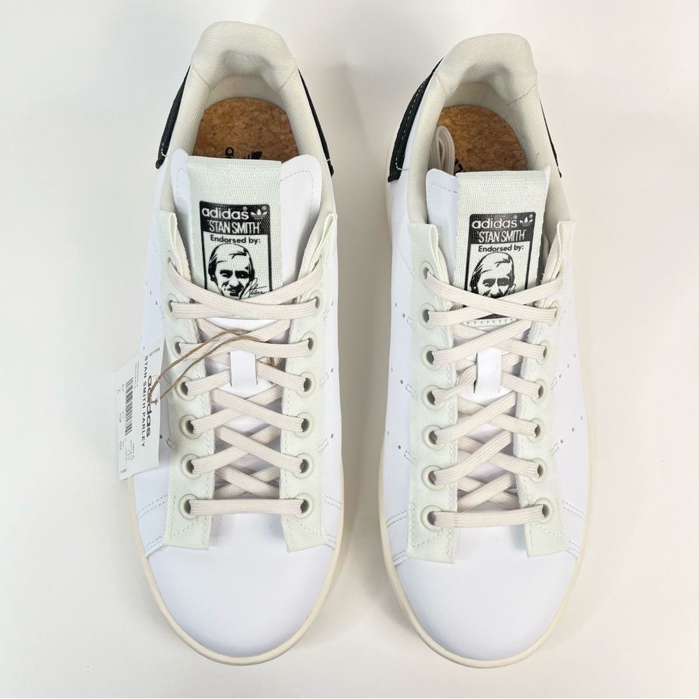 𝅺adidas Originals Stan Smith Parley White Men’s Size 7 Womens Size 9